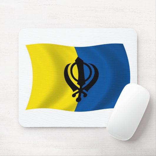 Sikhisme Flag Mousepad Muismat (Met muis)