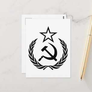 Sikkel en hamer, USSR, CCCP, Communisme Briefkaart