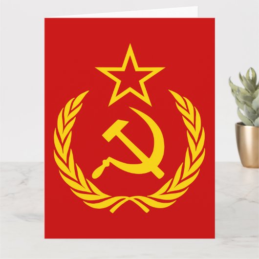 Sikkel en Hamer, USSR, CCCP, Communisme Kaart (Kleine Plant)