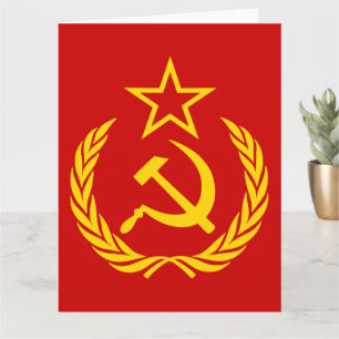 Sikkel en Hamer, USSR, CCCP, Communisme Kaart
