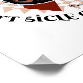 Sikkelcelanemie Butterfly Tribal Poster (Hoek)