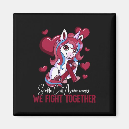 Sikkelcelbewustzijn & #; magneet (Voorkant)