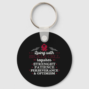 Sikkelcelziekte - Sikkelcelbewustzijnsgeschenk Sleutelhanger