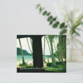 Sikuai Island Postcard Briefkaart (Staand voorkant)