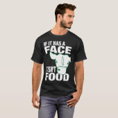 S'il a un T-shirt de noir de visage (Devant entier)