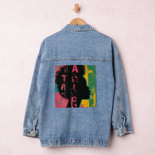Sil houte denim jacket (Hangar)