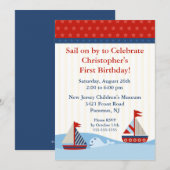 Sil op by & Celebrate Birthday Invitation Kaart (Voorkant / Achterkant)