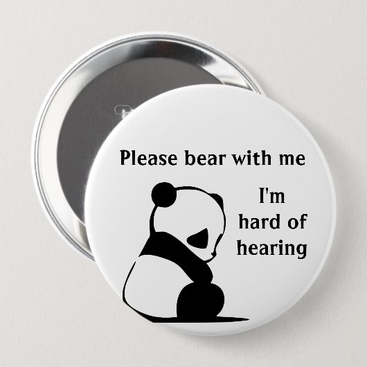 S'il te plaît porte-moi le badge dur d'audition (Devant & derrière)