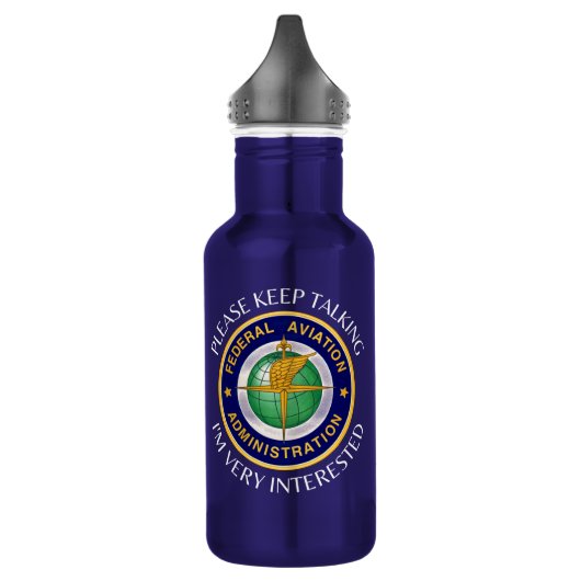 S'il vous plaît continuez à parler la bouteille d' (Gauche)