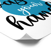 S'il vous plaît, lavez-vous les mains, affiche de  (Coin)