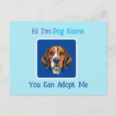 S'Il Vous Plaît M'Adopter Carte Postale (Devant)