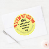 S'il vous plaît, ne me nourrissez pas Sticker de n (Enveloppe)