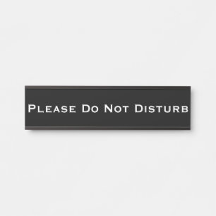 S'Il Vous Plaît Ne Pas Disturber Plaque amovible S