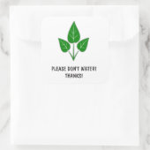 S'il vous plaît ne pas l'eau Stickers - Plantes (Sac)