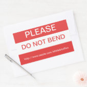 S'il vous plaît ne pas plier Stickers (Enveloppe)