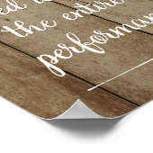 S'Il Vous Plaît Rester Assis Poster Rustique Salle (Coin)