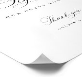 S'Il Vous Plaît Signer Livre Invité Poster Table R (Coin)