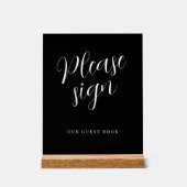 S'il vous plaît signer notre livre d'invités maria (Recto)