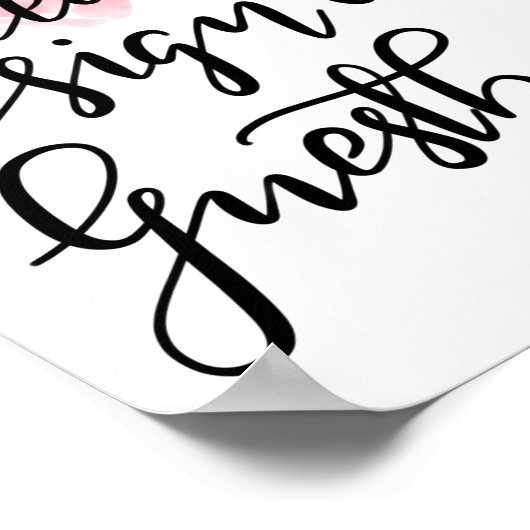 S'il vous plaît signer notre livre d'or Script Flo (Coin)