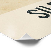 Silence du Thé – Affiche Minimaliste Zen (Coin)