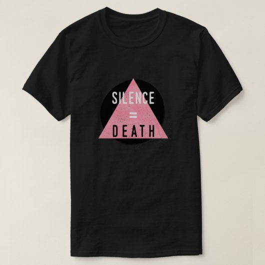 Silence= Essentieel overlijden T-shirt (Design voorkant)
