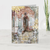 Silence éternel Carte de voeux pliée (Devant)