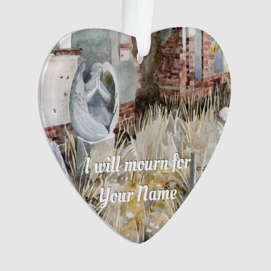 Silence éternel dans le cimetière (devant)