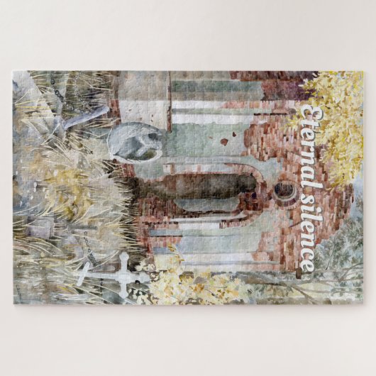 Silence éternel dans le cimetière Puzzle (Horizontal)