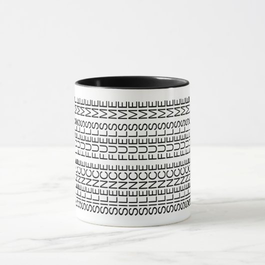 Silence Fuels Me Hidden Message Introvert Mug (Centre)