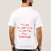 Silence Hurts T-shirt (Achterkant)