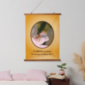 Silence Inspirerend Rumi Quote Hangend Wandkleed (Slaapkamer)