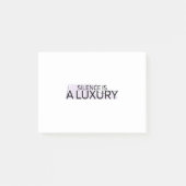 Silence is a Luxury Minimalist Post-it® Notes (Devant)