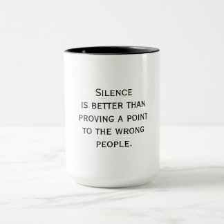 Silence Is Better - Wise Quote Mok