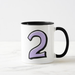 Silence Numéro 2 lavande blanc Mug