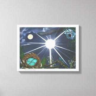 Silence of Sacred Space Canvas Afdruk