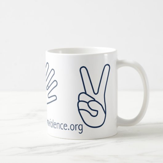 Silence pour la tasse de non violences ! (Droite)