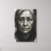 Silence sans fin - Toile Vérité Rincée Impression (Recto)