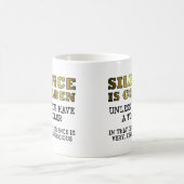 Silence Suspect avec des Tout-Petits Mug Drôle (Centre)