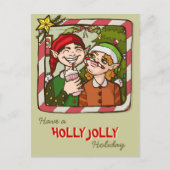 Silencieux Elfes Carte de vacances / Noël (Devant)