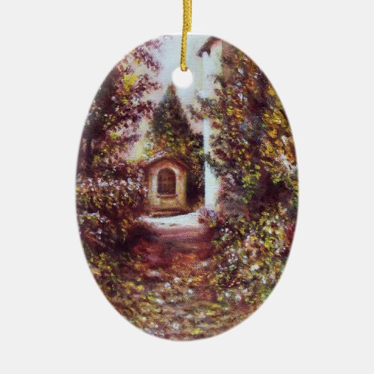 SILENT AUTUMN IN FLORENCE KERAMISCH ORNAMENT (Voorkant)