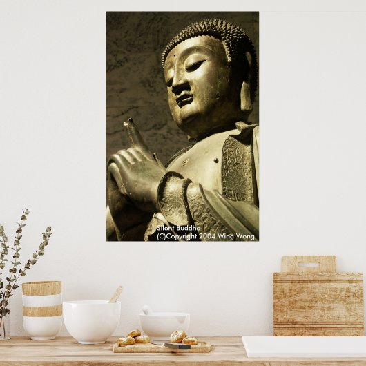 Silent Buddha Poster (Keuken)