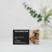 Silent Cat visitekaartje (Staand voorkant)