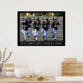 Silent Drill Platoon (USMC)-Poster Poster (Keuken)