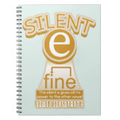 Silent E English Language Phonics Rule Notitieboek (Voorkant)