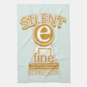 Silent E English Language Phonics Rule Theedoek (Verticaal)