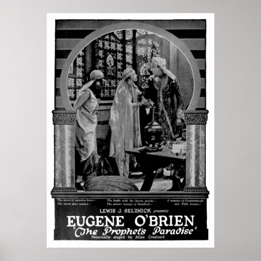 Silent Film Advert van Poster 1922 (Voorkant)