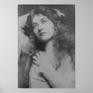 Silent Film Star Maude Fealy Poster