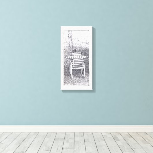 SILENT GARDEN Dradencanvasafdruk Canvas Afdruk (Insitu (Houten vloer))