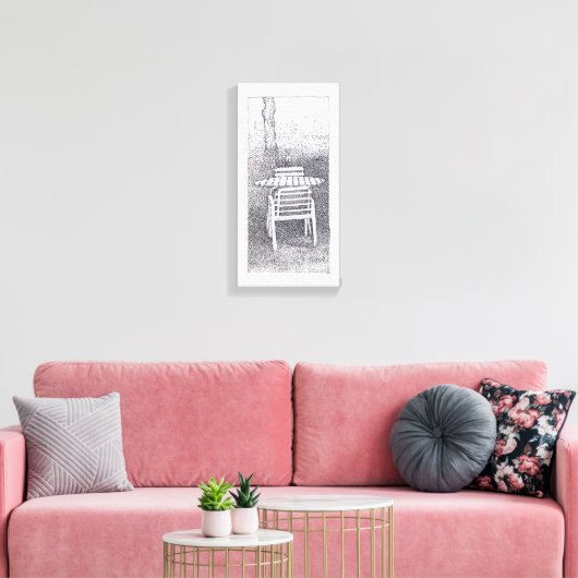 SILENT GARDEN Dradencanvasafdruk Canvas Afdruk (Insitu (Woonkamer))