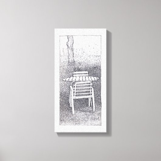 SILENT GARDEN Dradencanvasafdruk Canvas Afdruk (Voorkant)